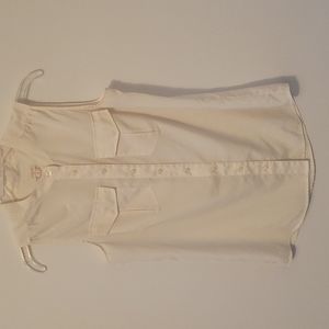 J. Crew Sleeveless Button Down Shirt, Size 4